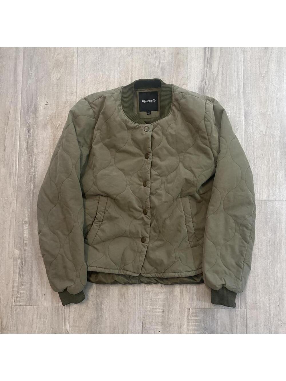 Madewell Women's Khaki and Green Jacket